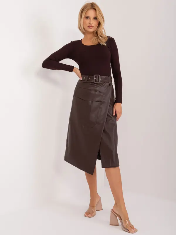 Factory Price Skirt-EM-SD-B9326.64-dark brown