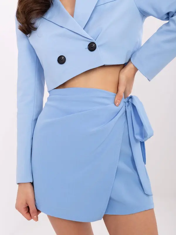 Italy Moda Skirt-MI-SD-121388.39-light blue