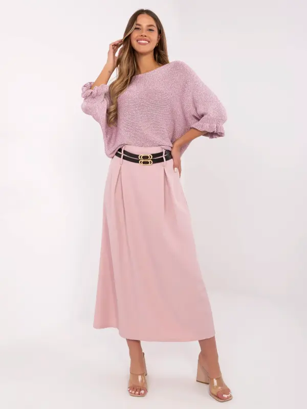 Italy Moda Skirt-MI-SD-88660.83-light pink