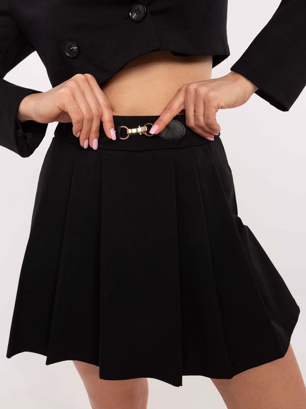Italy Moda Skirt-MI-SD-G60501.66P-black