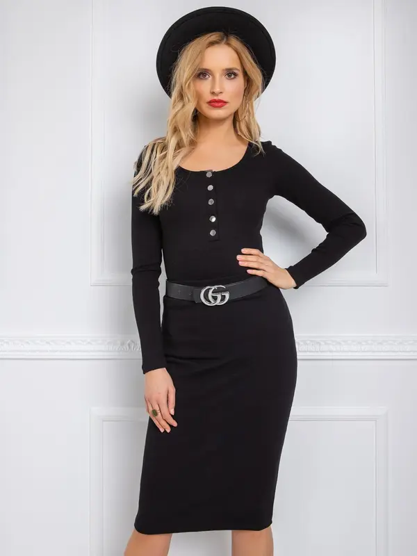 RUE PARIS Skirt-RV-SD-R3740.04-black