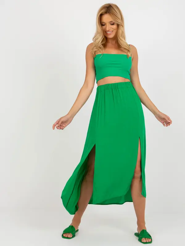 RUE PARIS Skirt-WN-SD-8196.18-green