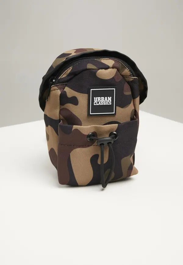 Urban Classics Small crossbody bag woodland camo/orange