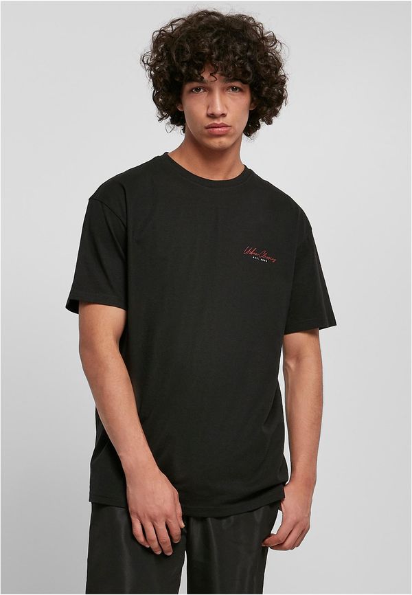 Urban Classics Small Scribt T-shirt with logo black