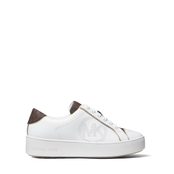 Michael Kors Sneakers - MICHAEL KORS KIRBY LACE UP white