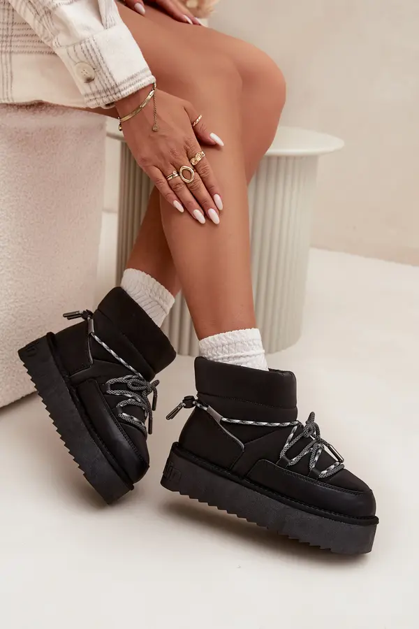 D.Franklin Snow boots on platform D.Franklin