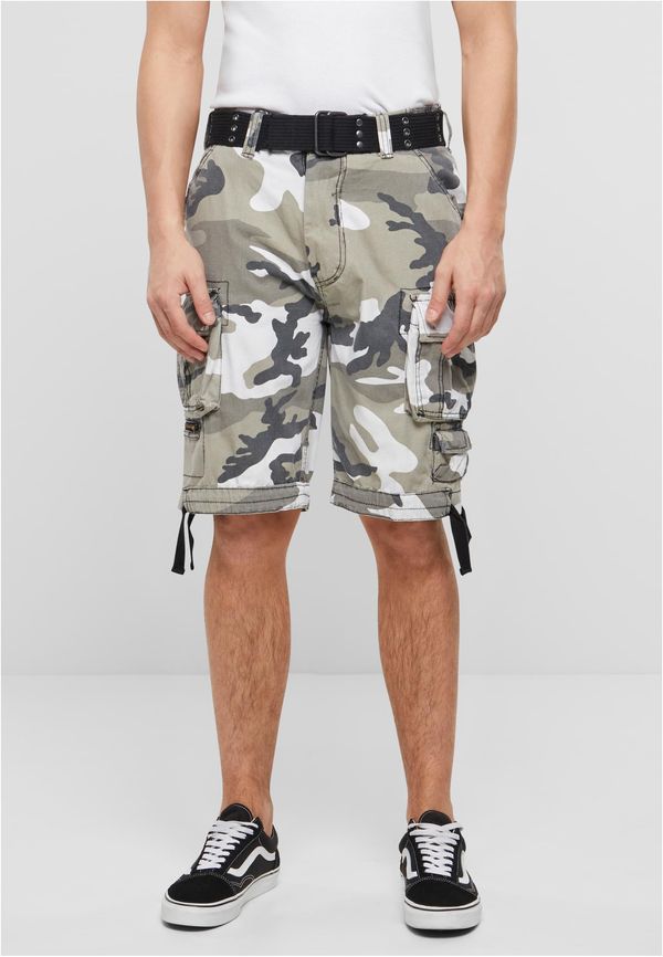 Brandit Snowcamo Savage Vintage Cargo Shorts