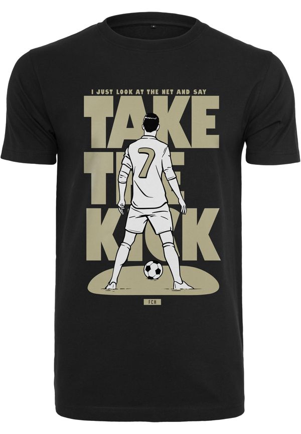 Merchcode Soccer Balls Coming Home Take the Kick Tee Black