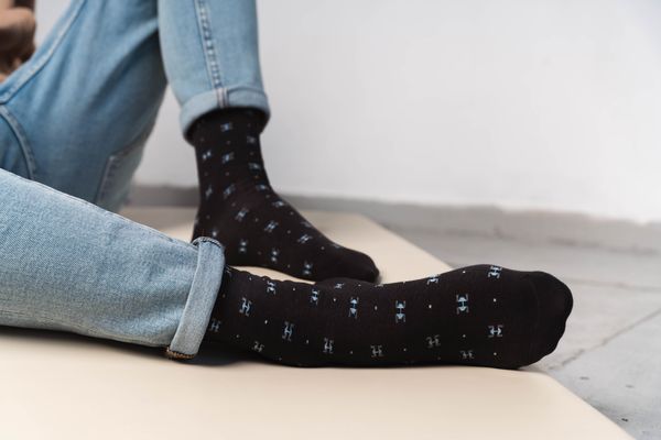 Steven Socks 056-184 Graphite Graphite