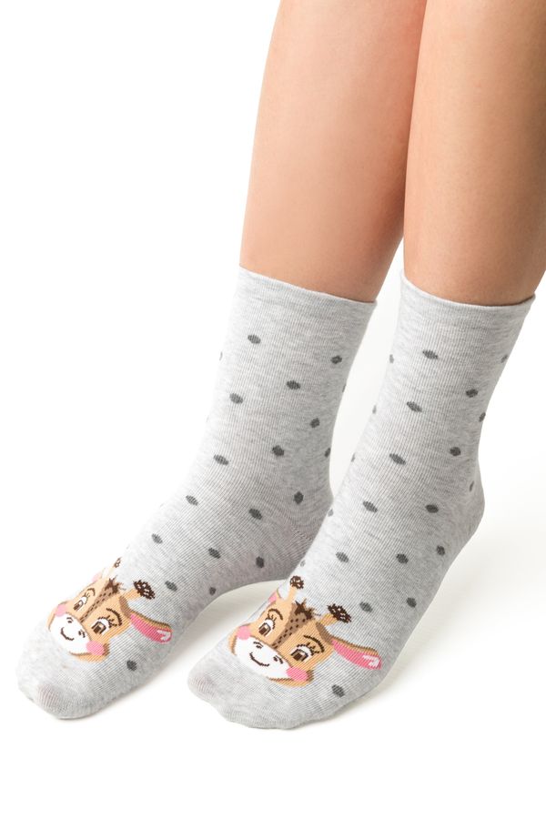 Steven Socks 099-854 Light grey melange Light grey melange