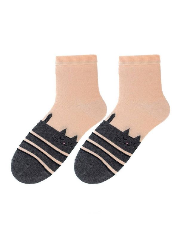 Bratex Socks Bratex D-001 Classic Women's Pets 36-41 salmon 023