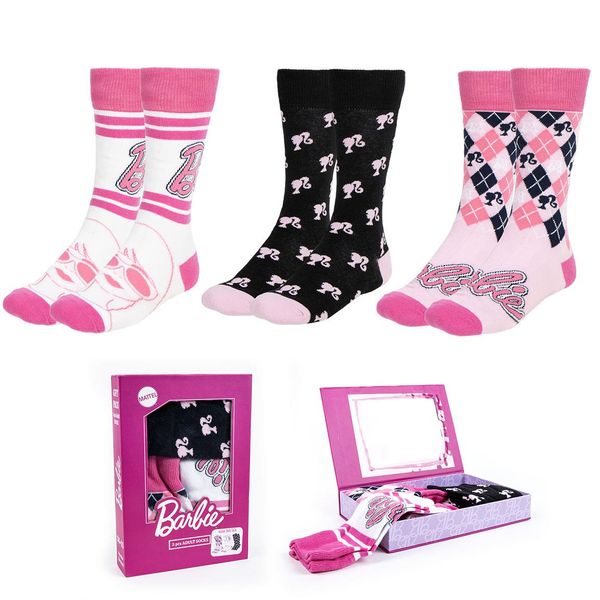 Barbie SOCKS PACK 3 PIECES BARBIE