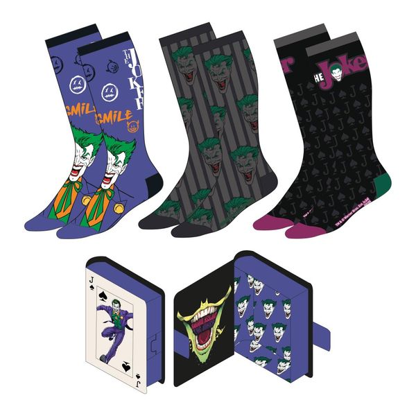 Batman SOCKS PACK 3 PIECES BATMAN JOKER