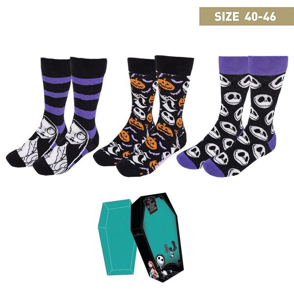 NIGHTMARE BEFORE CHRISTMAS SOCKS PACK 3 PIECES NIGHTMARE BEFORE CHRISTMAS