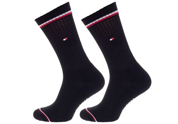 Tommy Hilfiger Socks - Tommy Hilfiger TH MEN ICONIC SOCK 2P black