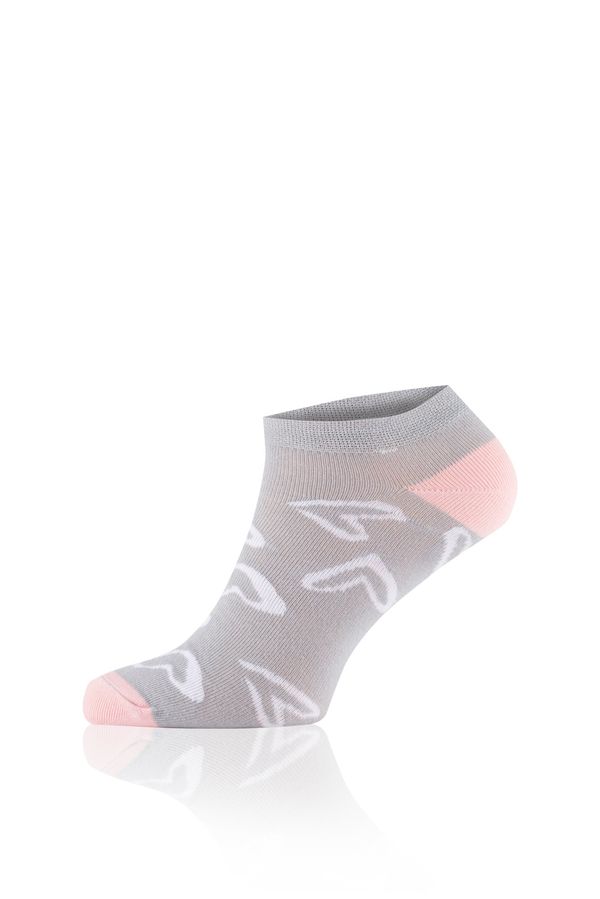 Italian Fashion SocksS NOELIA - grey/pink