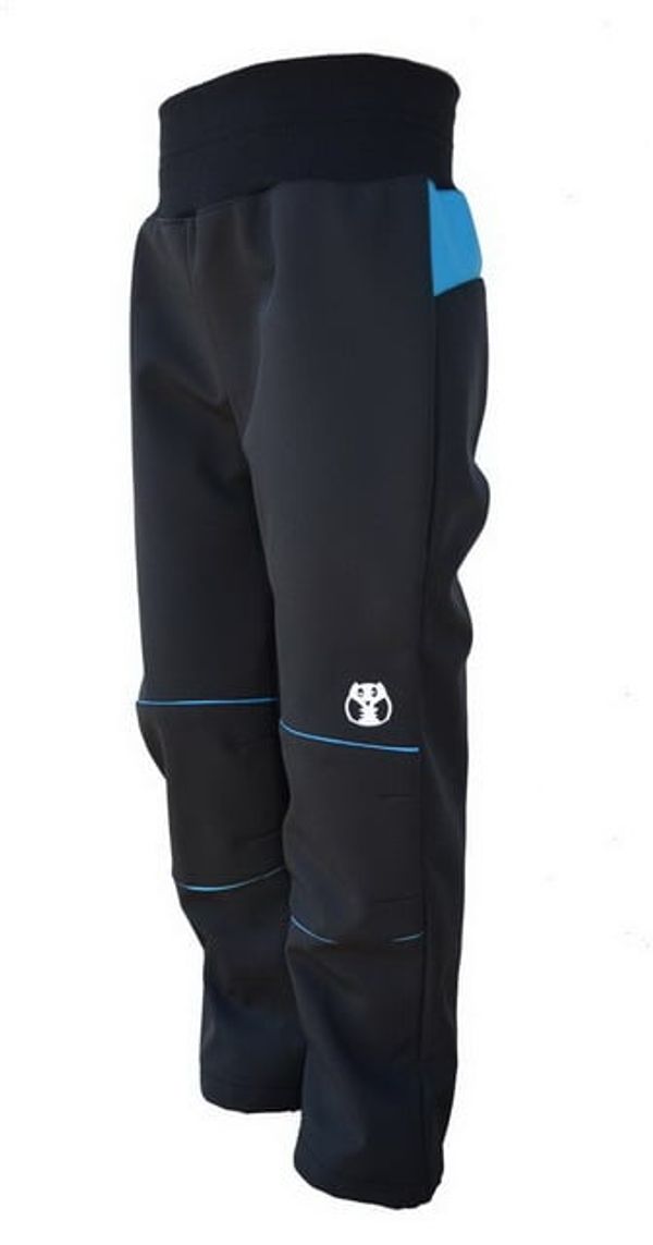 Kukadloo Softshell boys' pants - black-blue