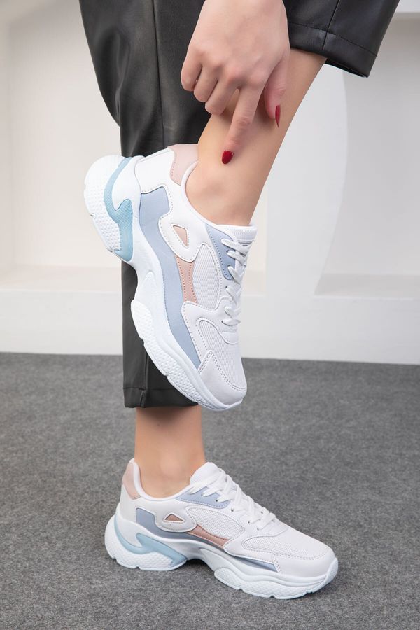 Soho Soho bele modre modre ženske superge 18147