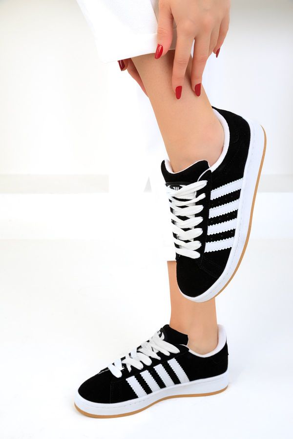 Soho Soho Black and White Unisex Sneakers 19000