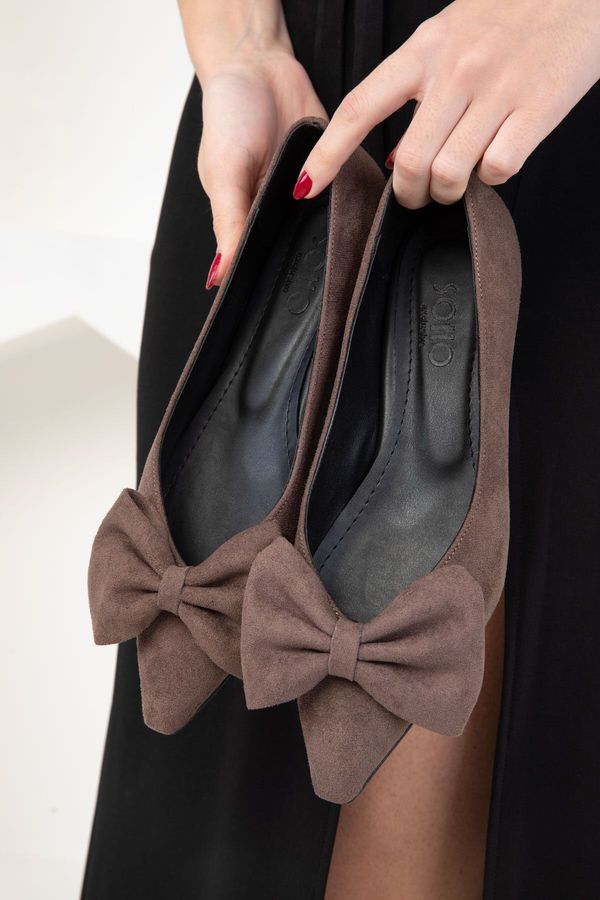 Soho Soho Brown Suede Women's Classic High Heel Shoes 19970