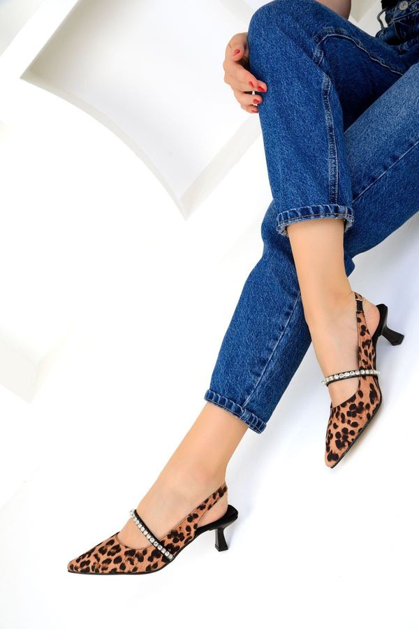 Soho Soho Leopard Women's Classic Heeled Shoes 18039