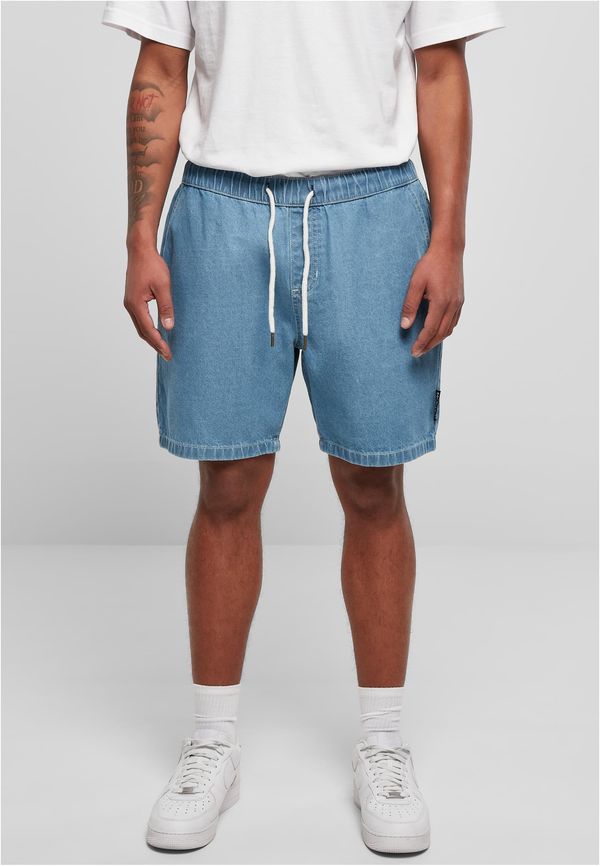 Southpole Southpole Denim Shorts in Mid Blue Washed