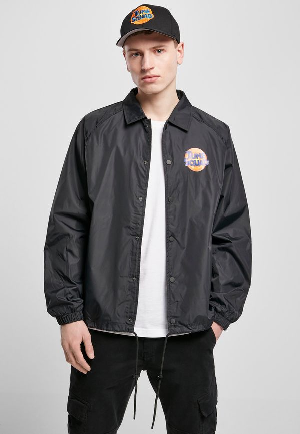 MT Men Space Jam Tune Squad Logo Coach Jacket Black