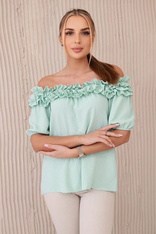 Kesi Spanish blouse with a small ruffle