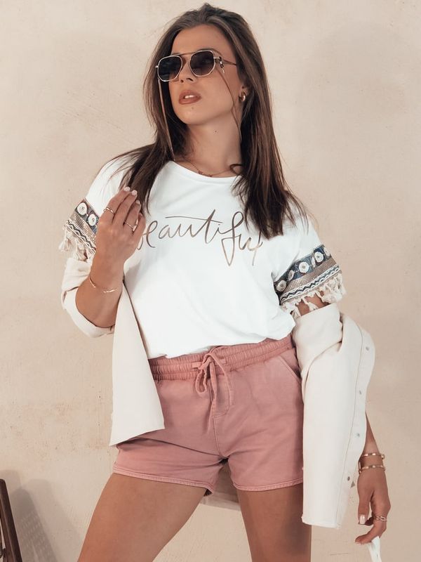 DStreet Spodenki damskie CITYCHIC jasnoróżowe Dstreet