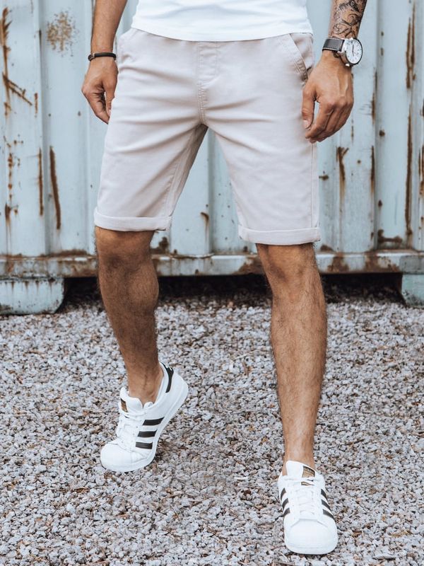 DStreet Spodenki męskie jeansowe beżowe Dstreet