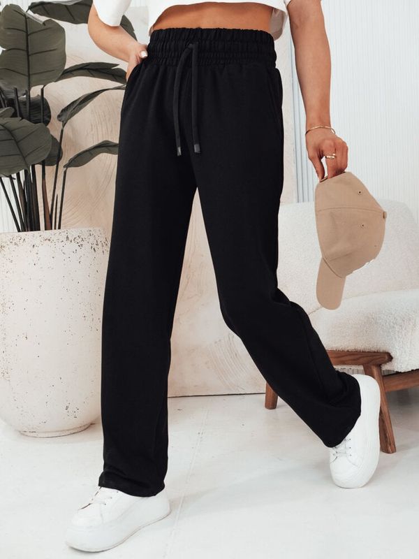 DStreet Spodnie damskie KLINTAL czarne Dstreet