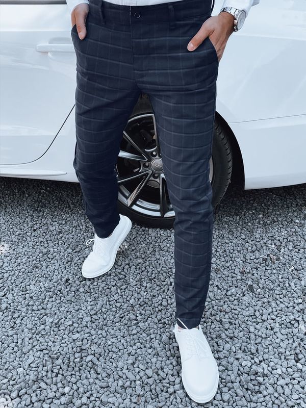 DStreet Spodnie męskie ciemnogranatowe Dstreet