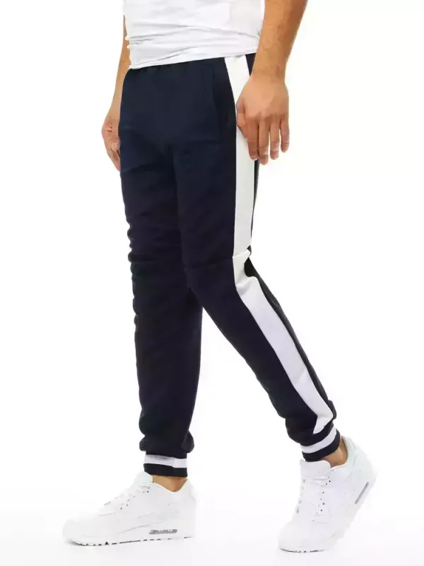 DStreet Spodnie męskie dresowe granatowe Dstreet