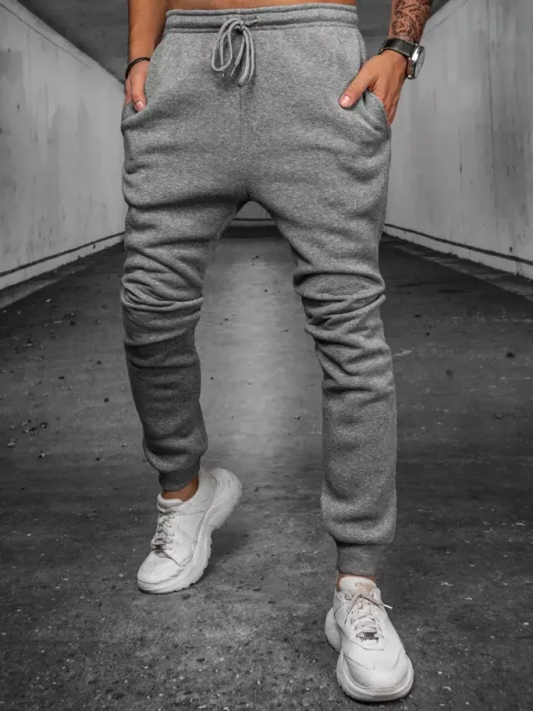 DStreet Spodnie męskie jasnoszare Dstreet