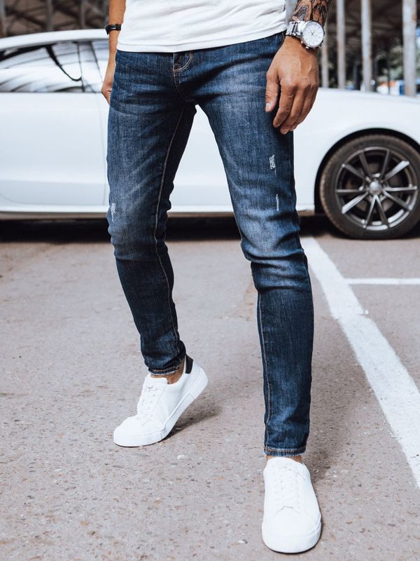 DStreet Spodnie męskie jeansowe granatowe Dstreet