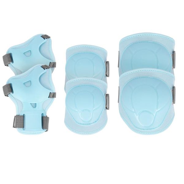 Spokey Spokey BUFFER II - 3-dielna set of children's protectors, blue, veľ. Xs