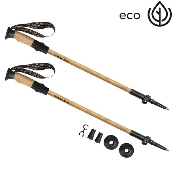 Spokey Spokey EKO FRIENDLY BASTONE Trekking buds, 3-piece, made of natural bamboo