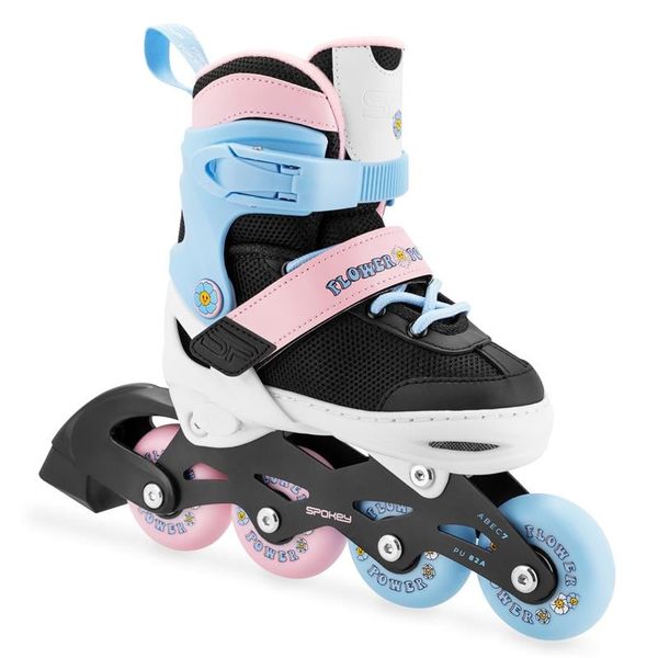 Spokey Spokey JOY Children's collies with beads, black-pink, ABEC7 Carbon, size 31-34