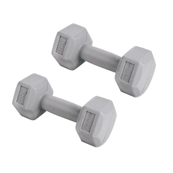 Spokey Spokey MONSTER III Set of six-edge dumbbells 2*1 kg