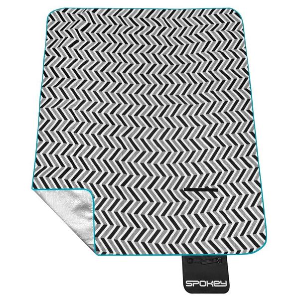 Spokey Spokey PICNIC ZIGZAG Picnic blanket with strap, 150 x 180 cm