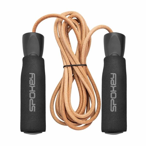 Spokey Spokey QUICK SKIP Leather skipping rope with bearings