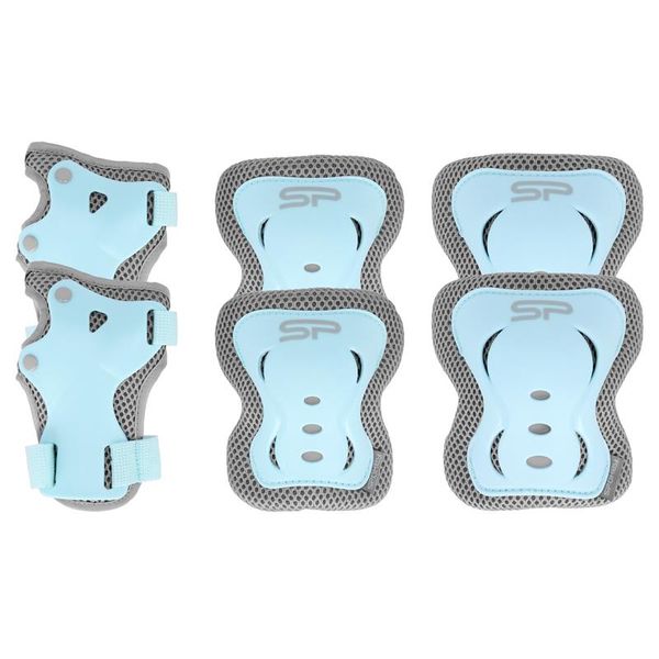 Spokey Spokey SHIELD II - 3-dielna set of children's protectors, blue, vel. M