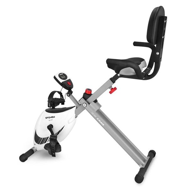 Spokey Spokey VX-FIT Magnetic horizontal exercise bike with backrest and handles, folding