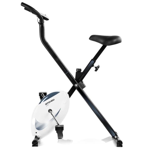 Spokey Spokey XFIT Folding mechanical exercise bike, white