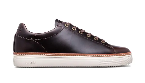 Clae Športni copati - Clae Bradley Welt Walrus Leather Rjava
