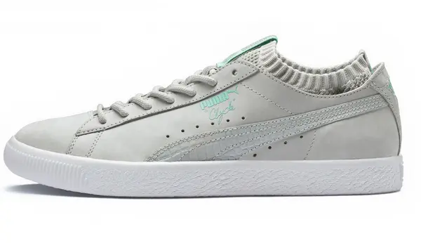Puma Športni copati - Puma x Diamond Clyde Sock Lo Grey Siva