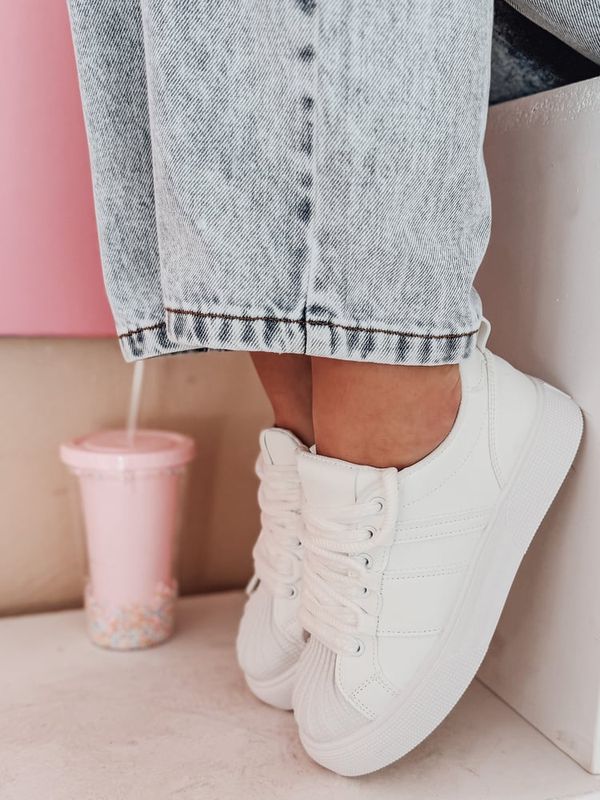 DStreet Sportowe sneakersy damskie SNEAKI białe Dstreet