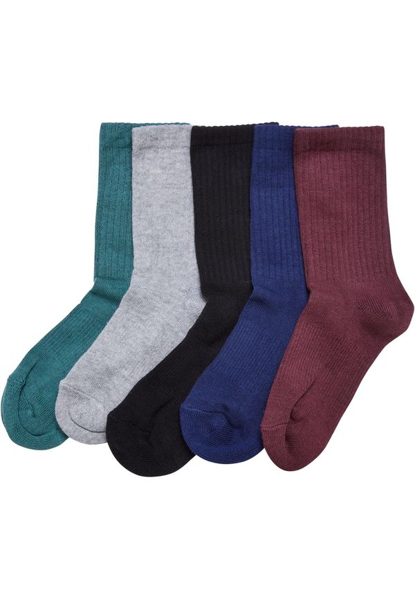 Urban Classics Accessoires Sports Kids Socks 5-Pack Winter Color