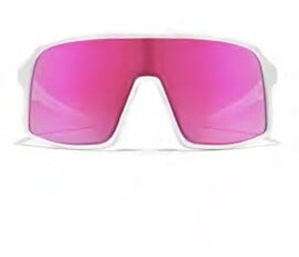 WAYE Sports sunglasses WAYE - 7 White w Pink Multi lens Cat. 3