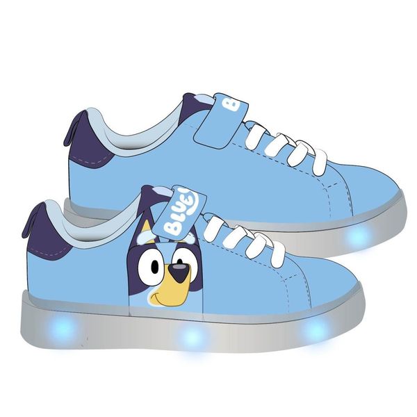 BLUEY SPORTY SHOES TPR SOLE WITH LIGHTS BLUEY